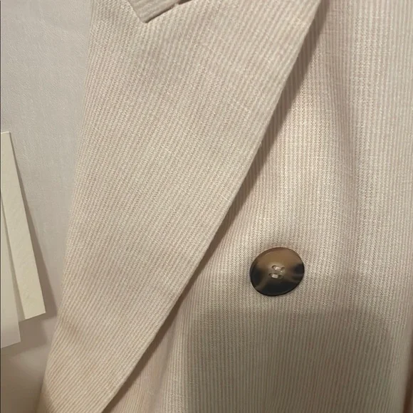 Alex Marie Light Pink Double-Breasted Blazer - Picture 5 of 9